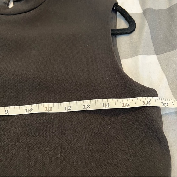 Hoss Intropia Anthropologie Black Mod Shift Dress With Sequin Bottom Sz 36/ 4 - Picture 11 of 12